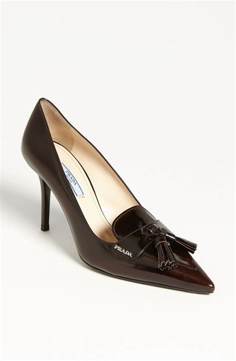 prada pointed toe tassel pump for women uk|Prada pumps sandals.